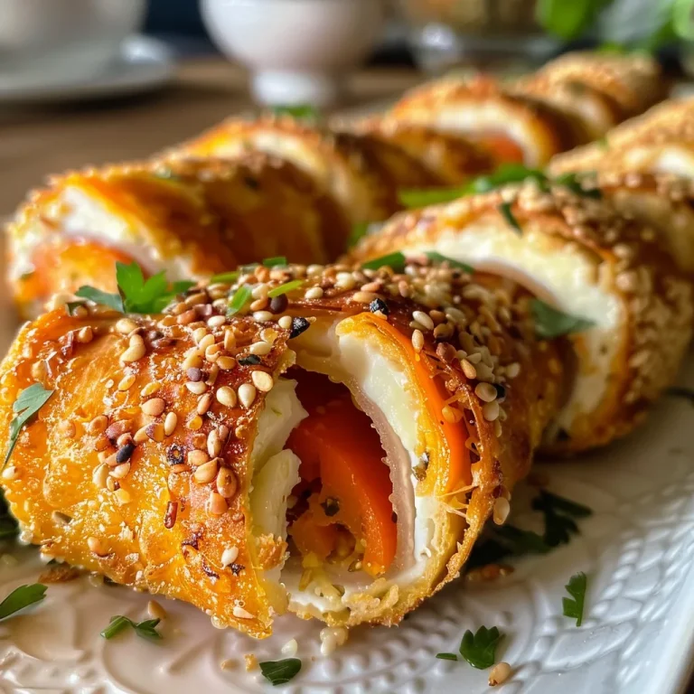 Detailaufnahme von goldbraunen Frühlingsrollen, die appetitlich frittiert wurden.