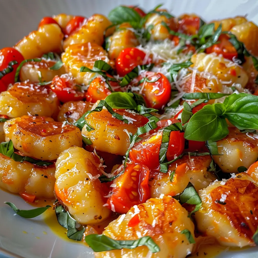 Leckere Schnelle Gnocchi-Pfanne, zubereitet mit frischen Zutaten.
