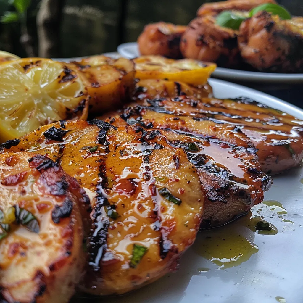 Saftiger, gegrillter Maiskolben aus der Seitenansicht.