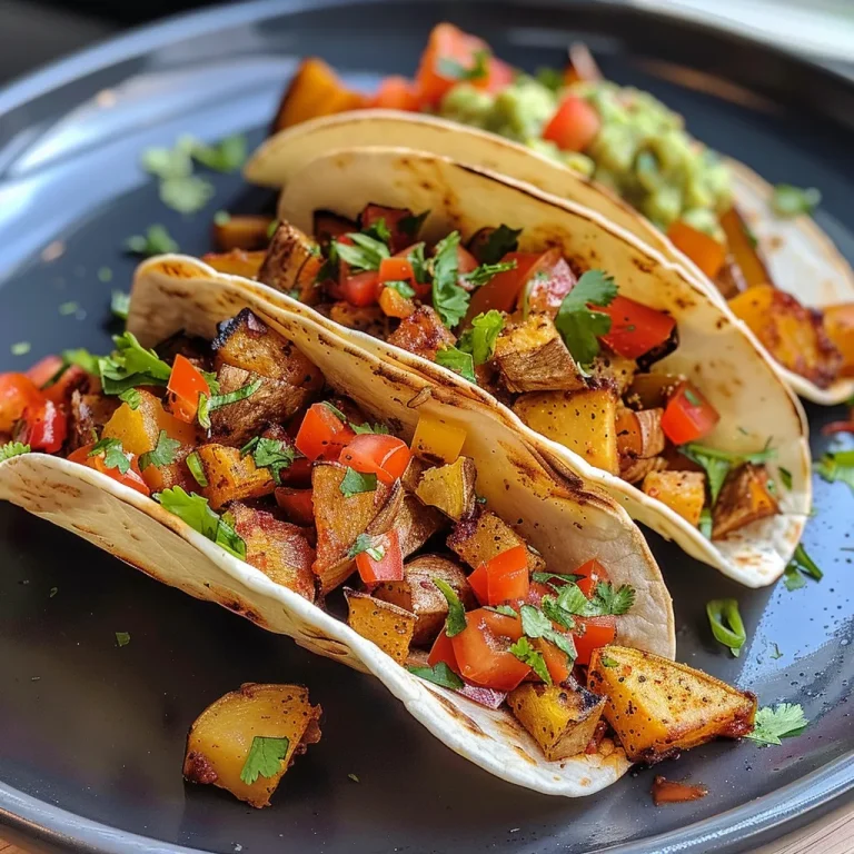 Nahaufnahme einer Süßkartoffel Taco Schüssel mit frischen Zutaten.