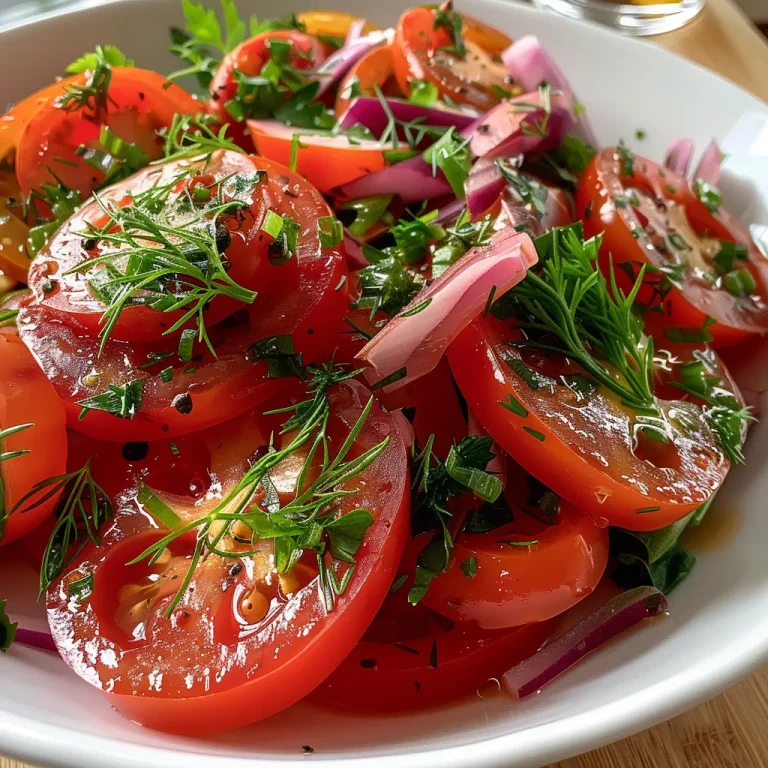 Frische Farben auf dem Teller: Ein Tomaten Gurken Salat für jeden Tag Nahaufnahme eines frischen Tomaten Gurken Salats in einer Schüssel.