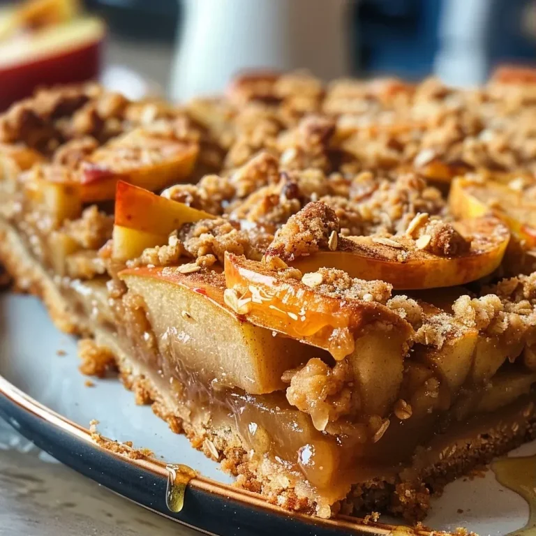 ['Close-up of a moist apple crumb cake drizzled with cinnamon glaze.', 'Side view of Apfel Streuselkuchen topped with oats and almond flour, dripping with apple cinnamon drizzle.', 'A juicy slice of apple crumb cake showcasing a rich cinnamon drizzle and crumbly topping.', 'Delicious apple cake with a golden-brown streusel topping and a glossy cinnamon apple drizzle.']