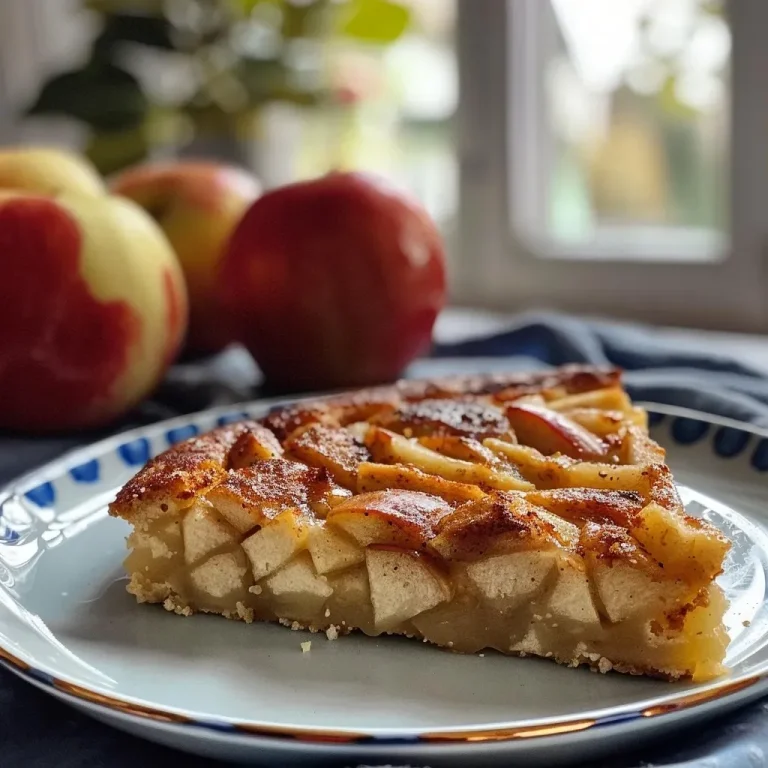['Close-up of apple cinnamon protein pancakes stacked on a plate.', 'Side view of fluffy pancakes topped with diced apples and cinnamon.', 'Delicious protein pancakes garnished with apples and a sprinkle of cinnamon.', 'A stack of golden protein pancakes with apple chunks and a dusting of cinnamon.']