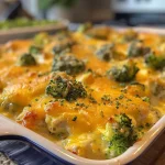 ['A side view of a Chicken Broccoli Bake, showcasing layers of chicken and broccoli.', 'A close-up of a cheesy Chicken Broccoli Bake with a golden crispy topping.', 'Juicy Chicken Broccoli Bake with vibrant green broccoli florets and melted cheese.', 'A delicious serving of Chicken Broccoli Bake highlighting its creamy texture and rich ingredients.']