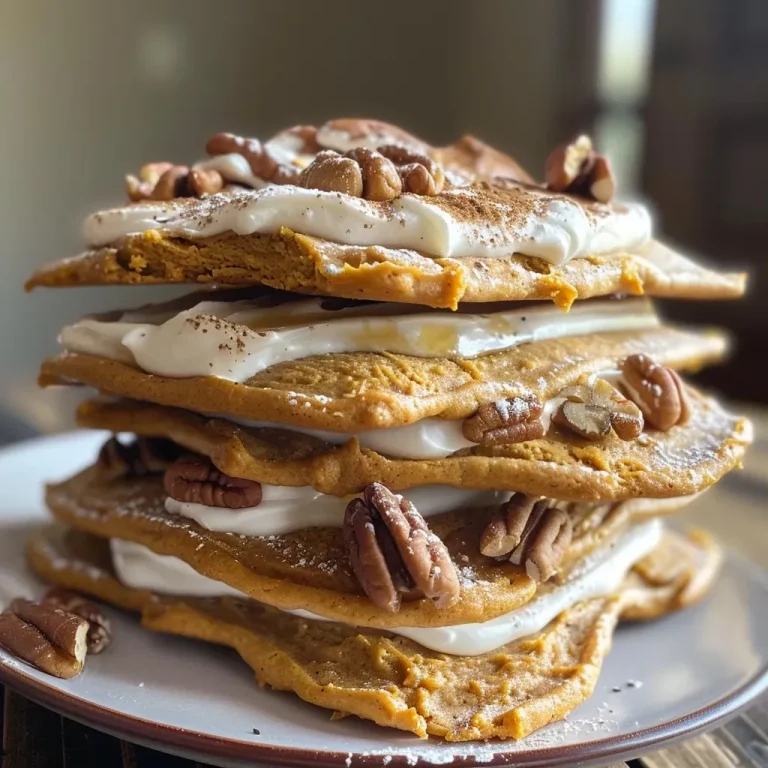 ['Close-up view of Pumpkin Pecan Cookies with a soft, chewy texture and toasted pecans.', 'Side view of freshly baked Pumpkin Pecan Cookies, showcasing their golden-brown surface and chunky pecans.', 'Detailed shot of Pumpkin Pecan Cookies highlighting the creamy frosting and scattered chopped pecans.', 'Delicious Pumpkin Pecan Cookies arranged on a plate, featuring a rich orange hue from pumpkin puree.']