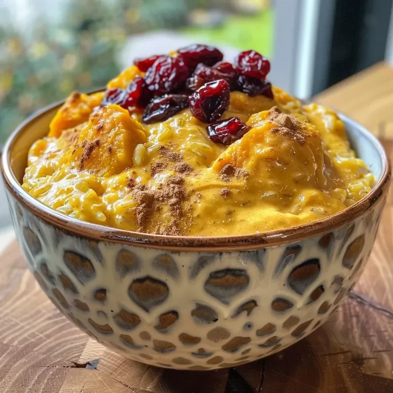 ['Close-up view of creamy pumpkin rice pudding topped with whipped cream and dried cranberries.', 'Side view of a bowl filled with pumpkin rice pudding, garnished with raisins and a sprinkle of cinnamon.', 'A delicious serving of pumpkin rice pudding with a dollop of vanilla yogurt and candied ginger on top.', 'Close-up of a spoonful of pumpkin rice pudding with a rich, creamy texture and warm spices visible.']