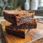 ['A close-up side view of flourless pumpkin bars with a glossy top and a moist texture.', 'A delicious slice of pumpkin bars, showcasing their rich orange color and smooth surface.', 'An iPhone photo of a pumpkin bar with a soft, inviting appearance and a sprinkle of powdered sugar.', 'A side view of a pumpkin dessert with a vibrant color and a drizzle of maple syrup.']