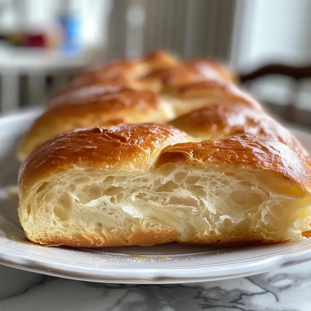 Side view of freshly baked Blechbrötchen arranged on a sheet pan, with a shiny crust.