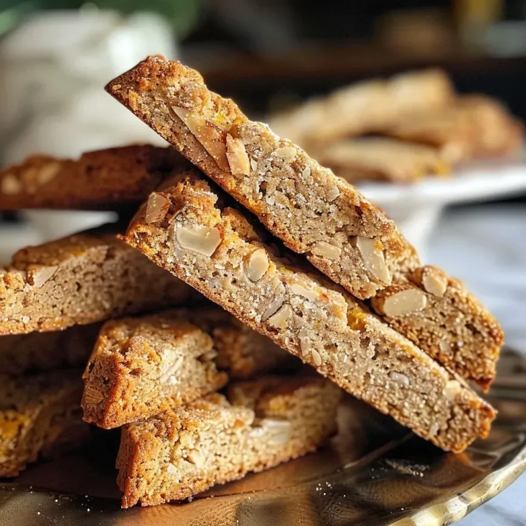 Bourbon Orange Biscotti: Ein Genuss für jede Kaffeepause Close-up view of Bourbon Orange Biscotti with a vibrant orange zest and white chocolate pieces.