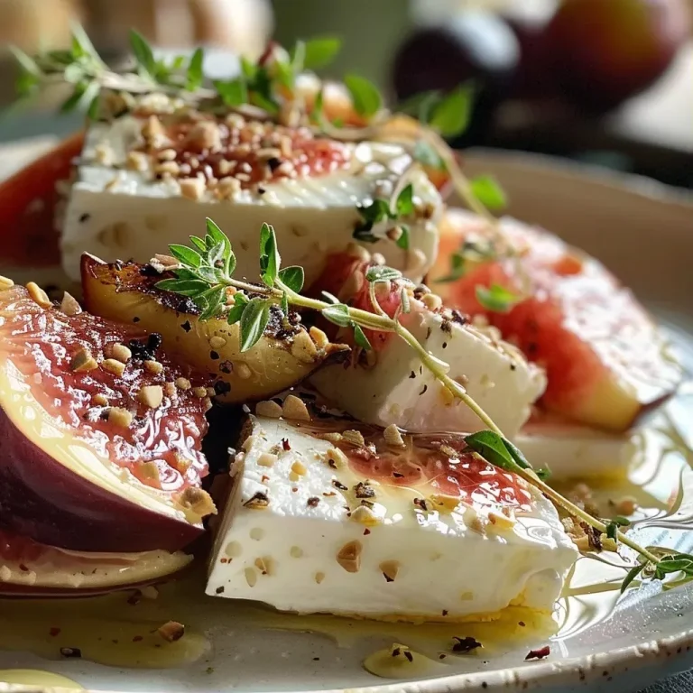 Feigen aus dem Ofen mit Feta und Rosmarin – Ein Genuss für die Sinne Close-up of roasted figs topped with feta and garnished with rosemary.