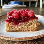 Close-up of healthy thumbprint cookies filled with raspberry and blackberry jam.