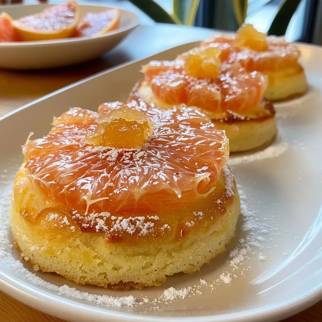 A beautifully iced Bundt cake featuring pink grapefruit zest and finely chopped stem ginger, showcased in a side view.