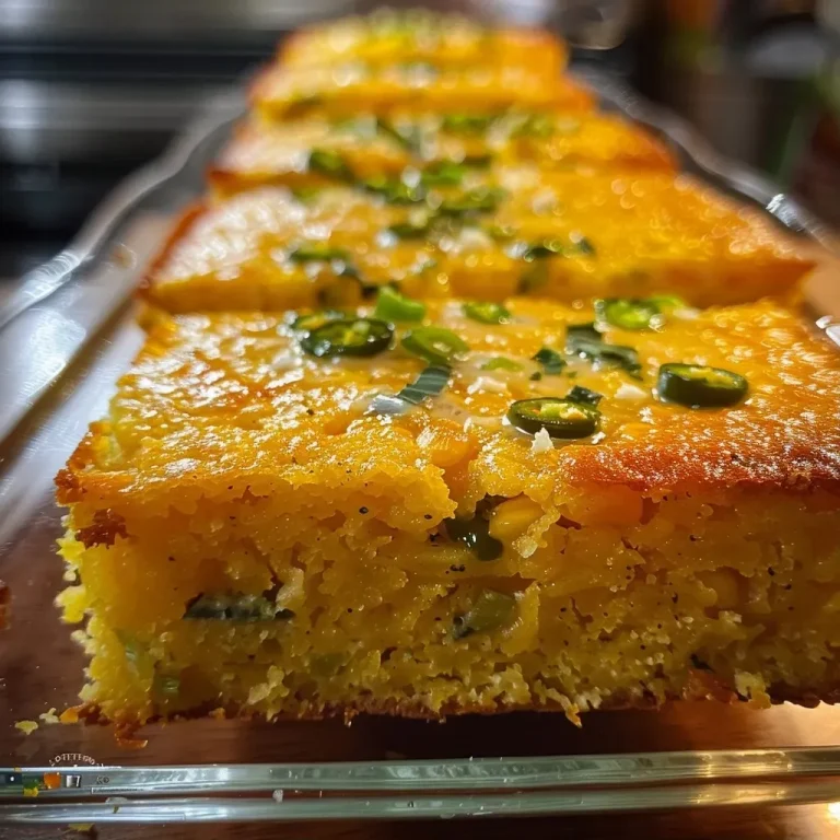 Würziges Jalapeno-Cornbread: Ein Genuss für Jeden Tag Close-up view of a slice of jalapeno cornbread, showing its texture and toppings.