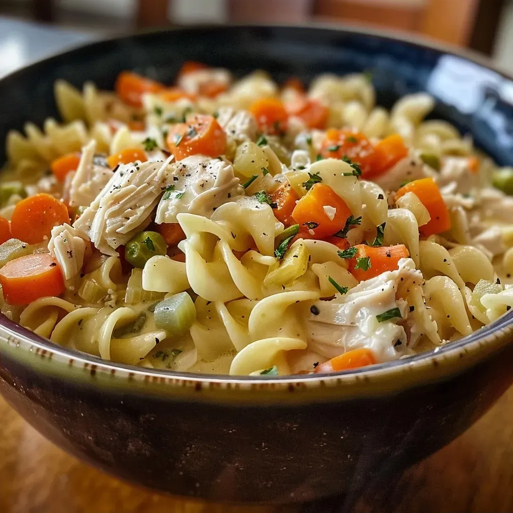 Side angle of a steaming bowl of turkey and rice, showcasing garnishes and ingredients.