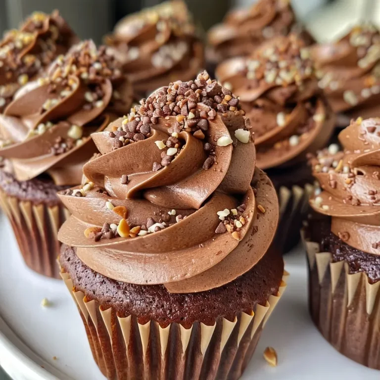 Schokoladige Glücksmomente: Salz-Karamell-Trüffel-Cupcakes für Jeden Tag Close-up view of decadent chocolate salted caramel truffle cupcakes with glossy frosting.