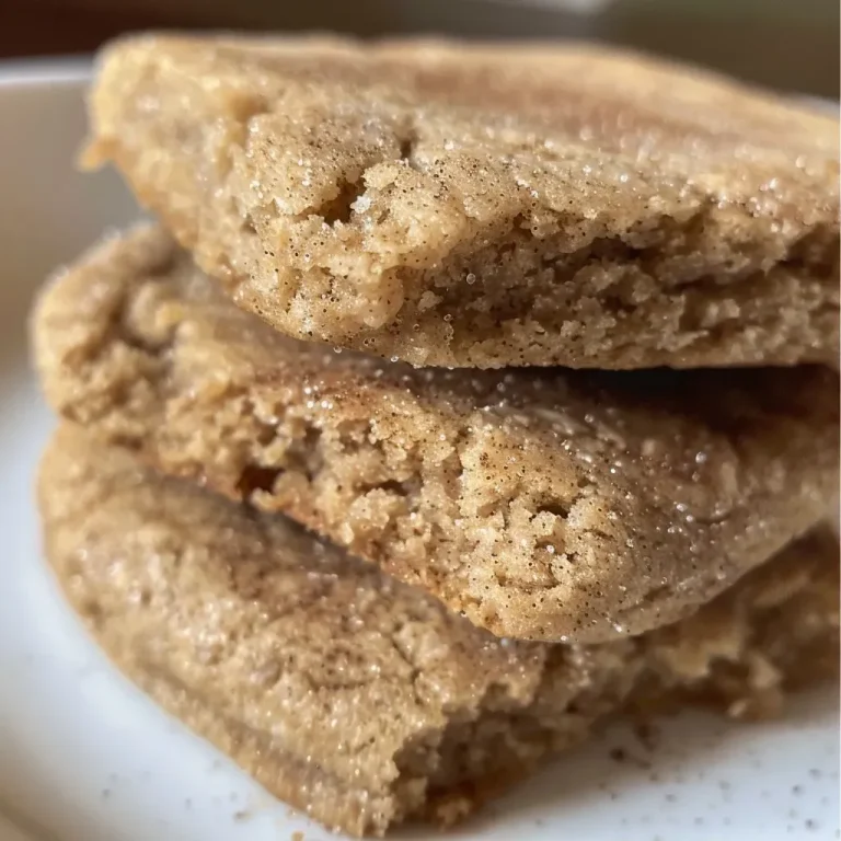 Gesunde Snickerdoodle Protein Kekse für Jeden Tag Close-up view of a perfectly baked Snickerdoodle Protein Cookie showing a soft texture.