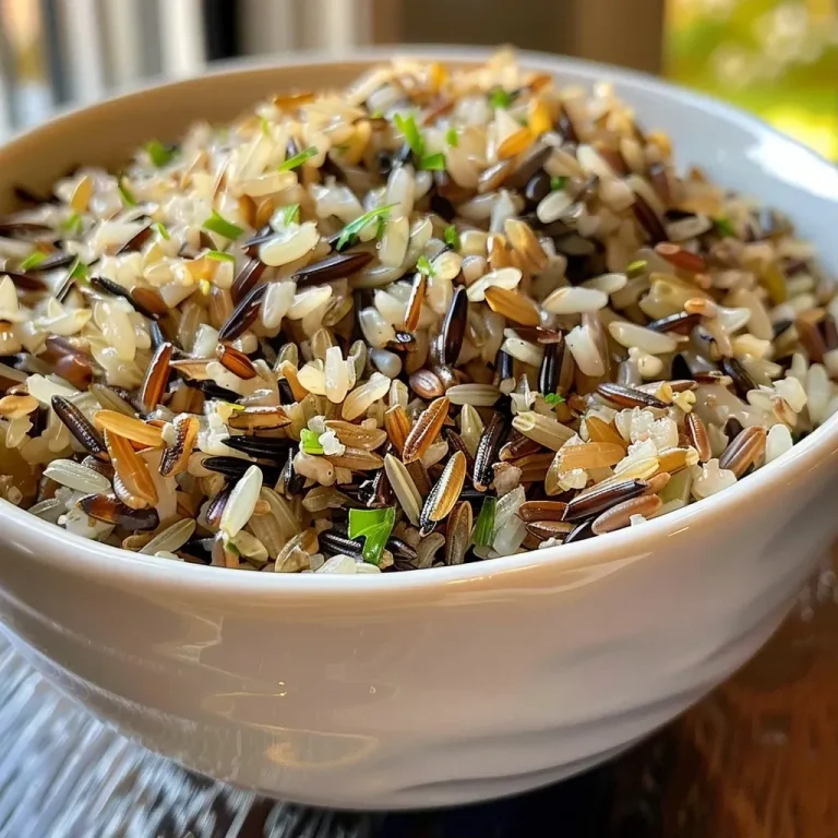 Wilder Reis Mix: Entspannt Kochen im Instant Pot Close-up view of wild rice blend cooking in an Instant Pot, showcasing the grains and broth.