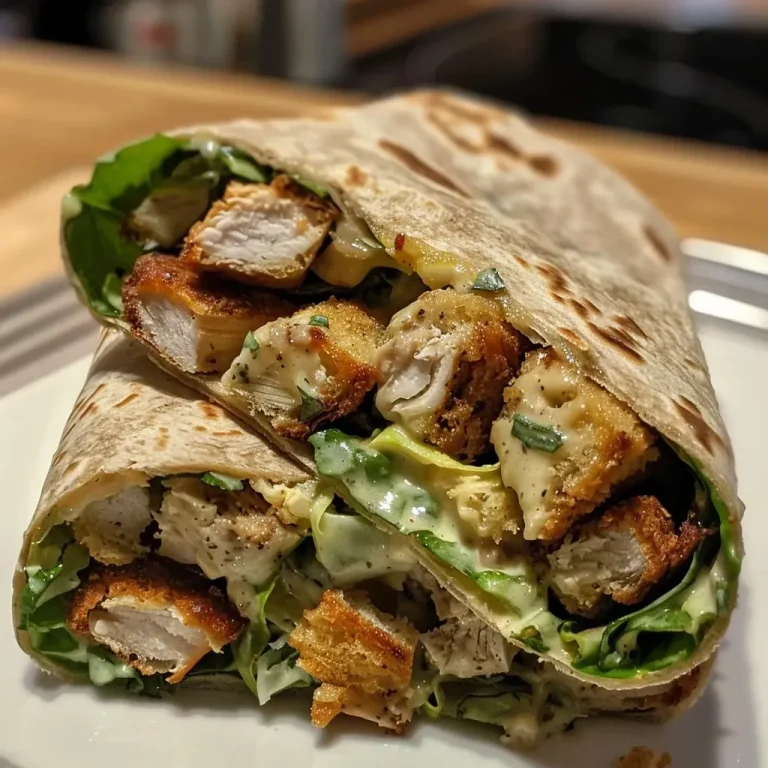 Chicken Caesar Salad Wrap