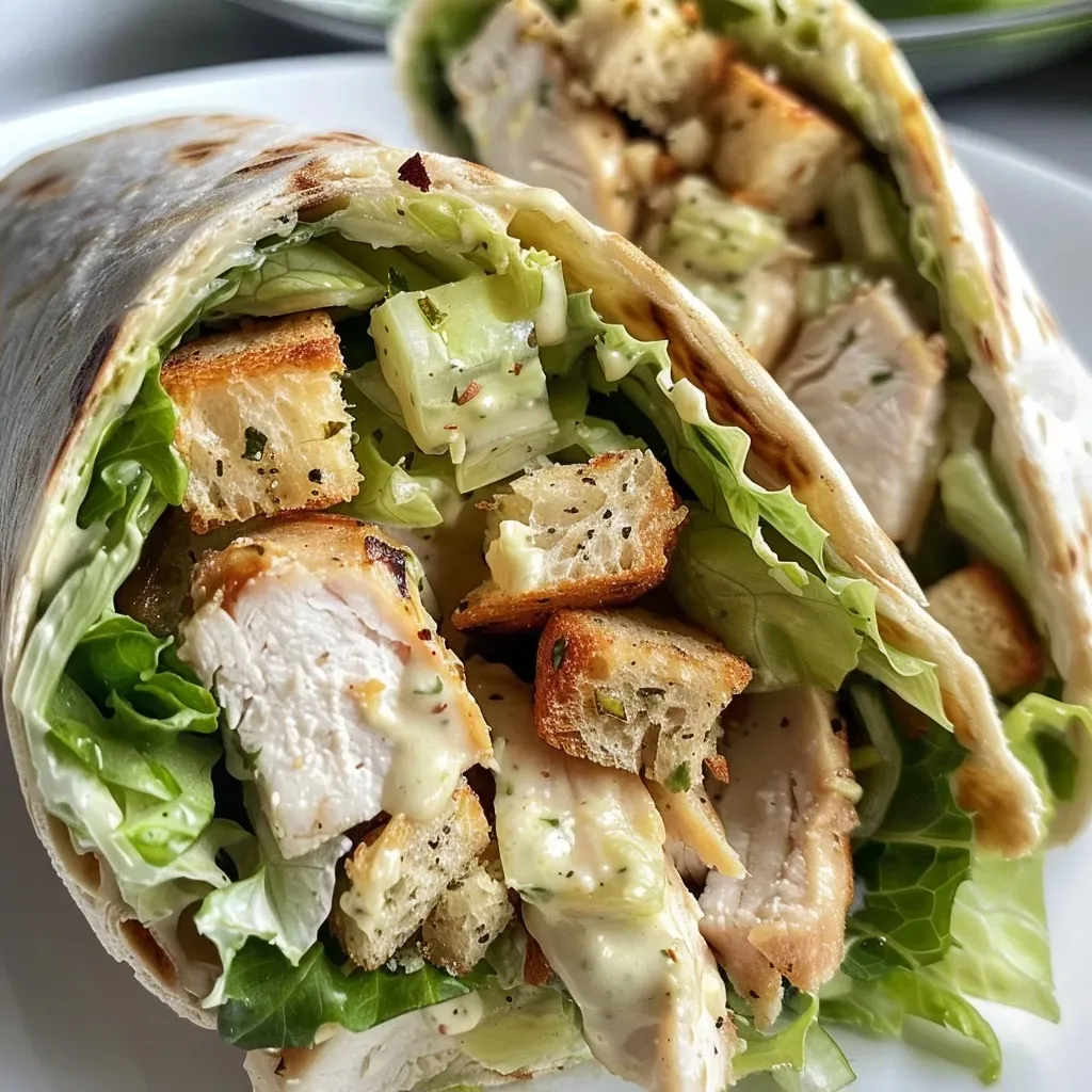 Chicken Caesar Salad Wrap