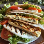 Gegrillte Halloumi Pita Wraps