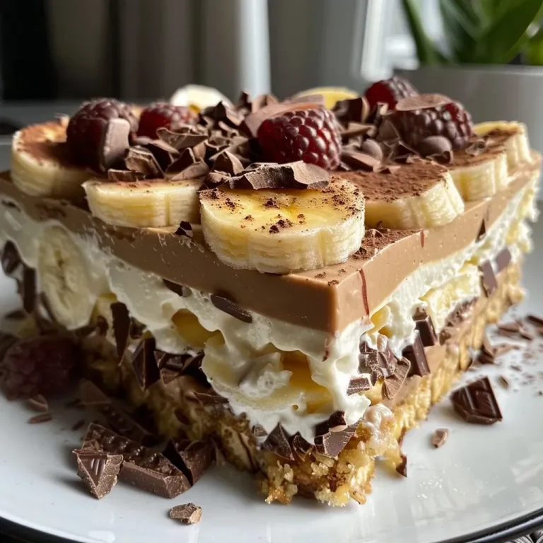Schoko-Bananen-Dessert