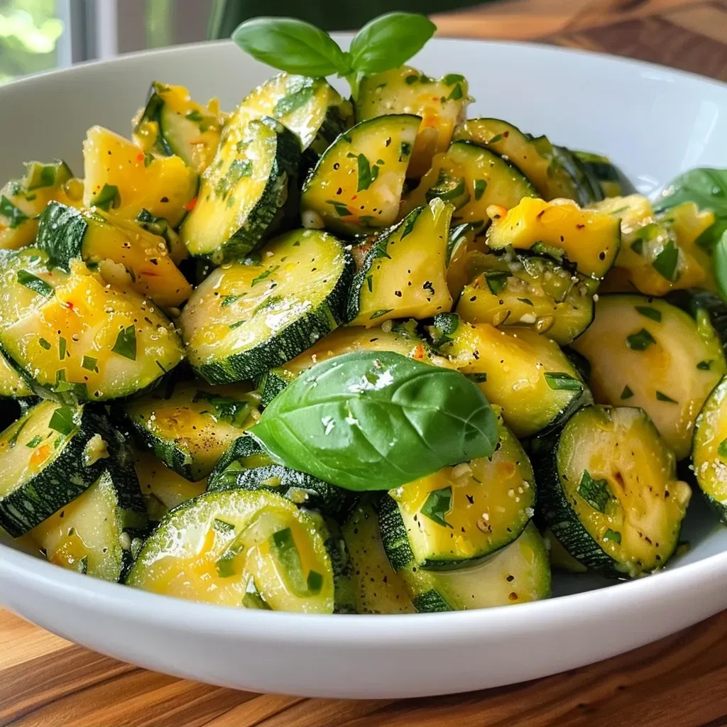 Zucchini-Mais Salat